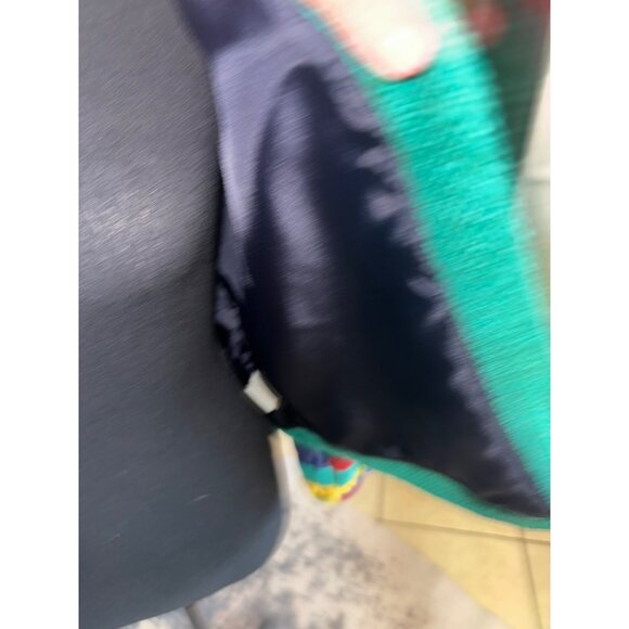 Vintage Yakmagik Patchwork Jacket S Handmade In Nepal 100% Cotton Silk Artsy - Picture 8 of 10